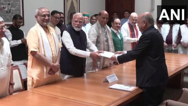 Radhakrishnan files nomination