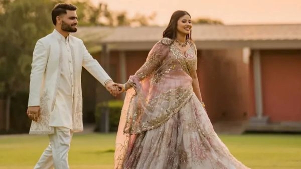 Rinku Singh with Priya Saroj