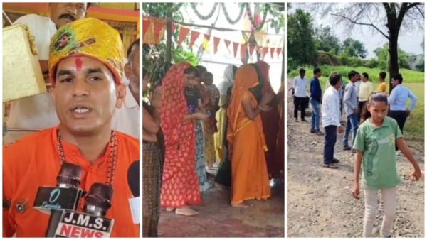 Devotees of Paale Wale Maharaj in Bapcha village of Kalapipal are upset there is no fund for road