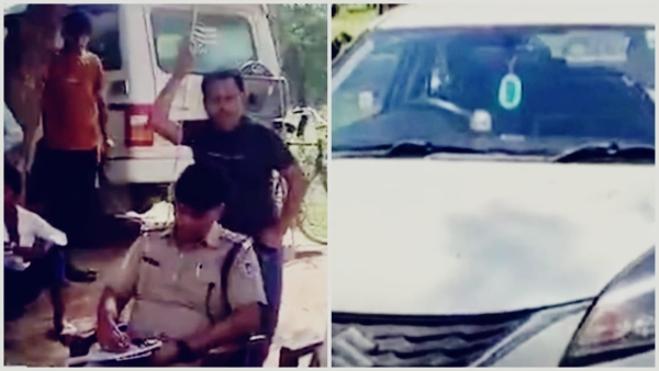 Sensational robbery in broad daylight in Chhatarpur Rs 61 lakh looted from ATM cash van Sensational robbery in broad daylight in Chhatarpur Rs 61 lakh looted from ATM cash van