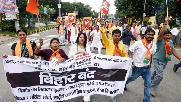 पटना और गया में NDA का जोरदार प्रदर्शन