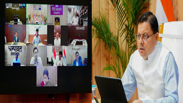 disaster management law order public facilities CM pushkar Dhami took class all DM gave instructions disaster management law order public facilities CM pushkar Dhami took class all DM gave instructions