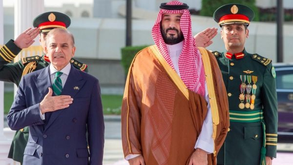 Mohammed bin Salman and Shehbaz Sharif