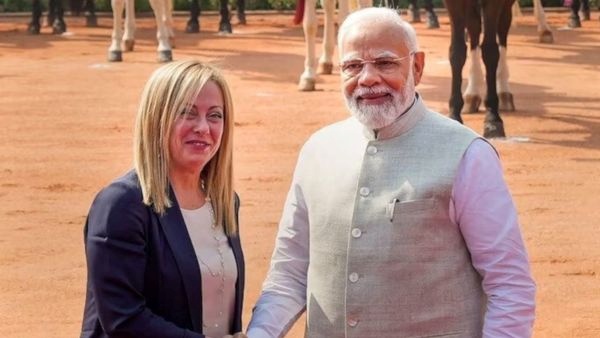 PM Modi Giorgia Meloni PM Modi Giorgia Meloni