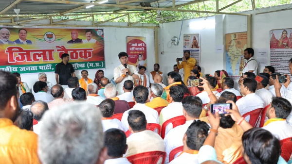 Jyotiraditya Scindia in Morena