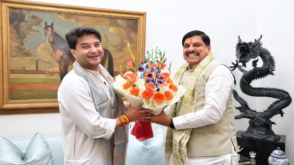 Jyotiraditya Scindi and mohan yadav