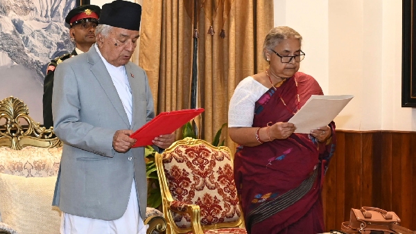 Sushila Karki Take Nepal Interim PM Oath Sushila Karki Take Nepal Interim PM Oath