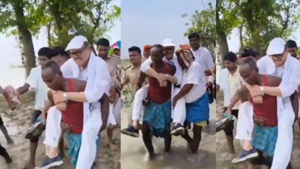 Tarik Anwar flood Viral Video