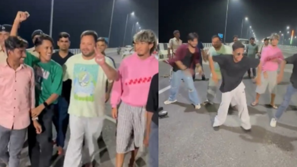 Tejashwi Yadav Dance Video Marine Drive Tejashwi Yadav Dance Video Marine Drive