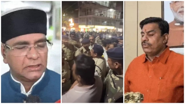 Stone pelting on Ganesh immersion Vishwas Sarang and Rameshwar Sharma take tough stand