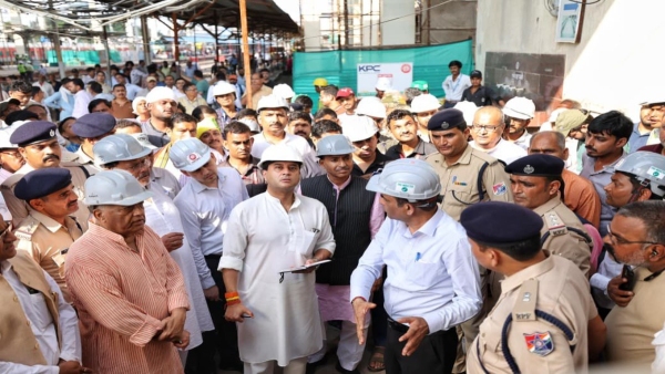 Jyotiraditya Scindia New avatar of Gwalior railway station in mp Instructions on site visit