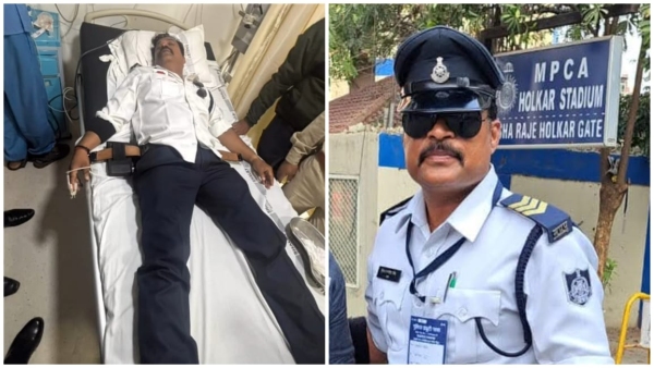 Indore Dancing cop Ranjit Singh health deteriorates admitted to Hospital Lady Radhika controversy