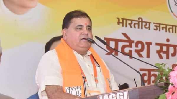 BJP President MAHENDRA Bhatt big statement Anarchic elements spoil atmosphere not spared government