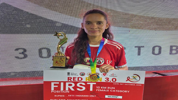 Anisha Chamoli secured first national level Red Run Marathon 3 0 bringing laurels Uttarakhand Anisha Chamoli secured first national level Red Run Marathon 3 0 bringing laurels Uttarakhand