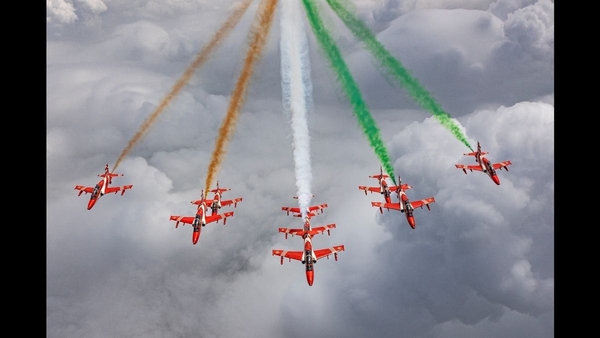 Suryakiran Aerobatic Show for Chhattisgarh's Anniversary Suryakiran Aerobatic Show for Chhattisgarh's Anniversary