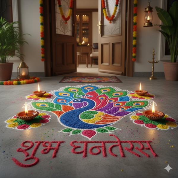 Dhanteras Rangoli Designs 2025