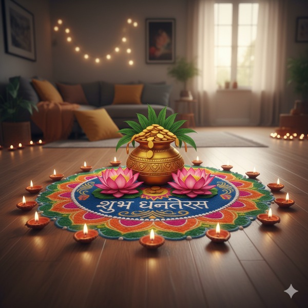 Dhanteras Rangoli Designs 2025
