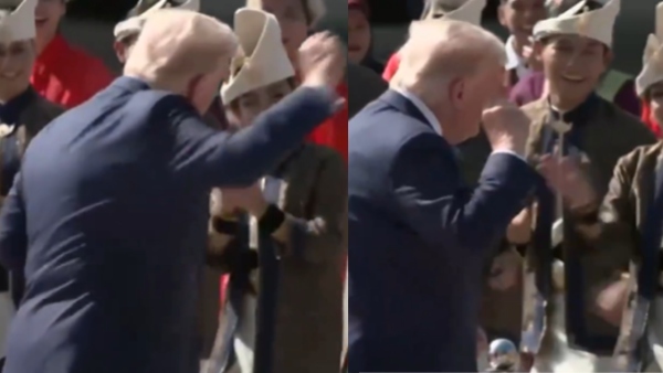 Donald trump Malaysia dance viral Donald trump Malaysia dance viral