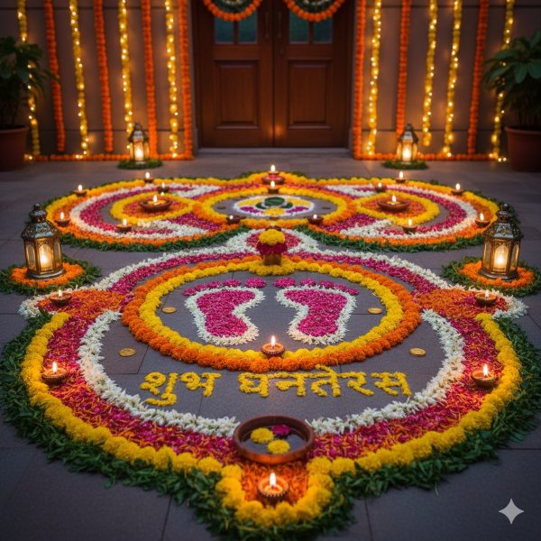 Dhanteras Rangoli Designs 2025