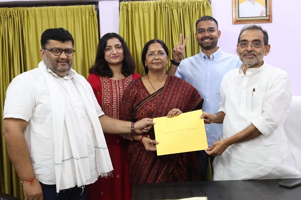 Upendra kushwaha Wife Snehlata kushwaha Upendra kushwaha Wife Snehlata kushwaha