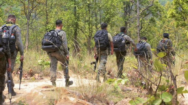 Security personnel PTI Security personnel PTI