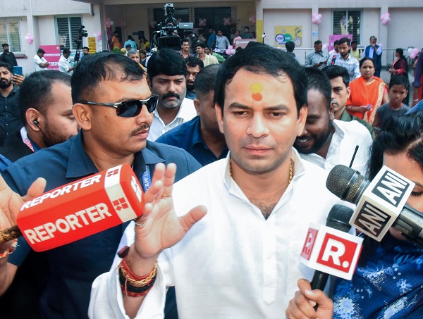 Tej Pratap Yadav y security Tej Pratap Yadav y security