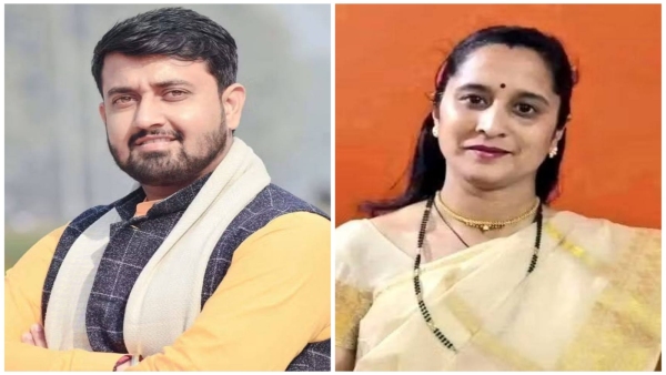 bjp-mp-shyam-taylor-yuva-morcha-president-ashwini-paranjpe-mahila-morcha-president bjp-mp-shyam-taylor-yuva-morcha-president-ashwini-paranjpe-mahila-morcha-president