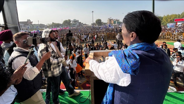 Chandrashekhar and Damodar Yadav Rally in Datia Indergarh loss to Congress and benefit to BJP