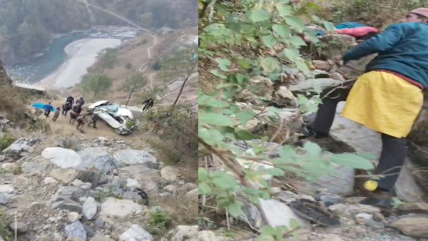 Uttarakhand News Road accident three people killed two injured Chamoli come attend wedding Uttarakhand News Road accident three people killed two injured Chamoli come attend wedding