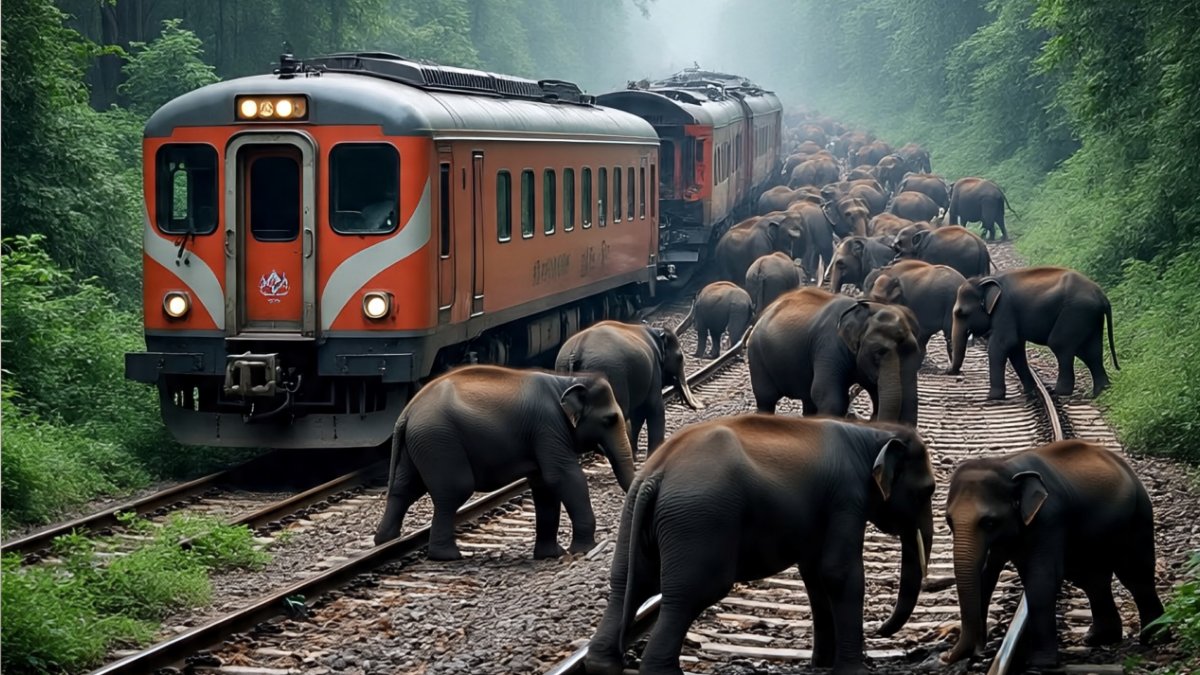 Assam Train Accident : आखिर क्यों नहीं बच पाई हाथियों की जान