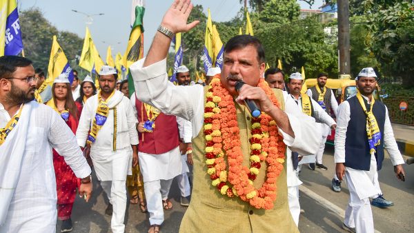 up-aap-vote-bachao-samvidhan-bachao-rally