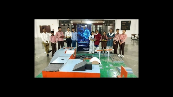 Sambhal Students Shine at Techfest 2025