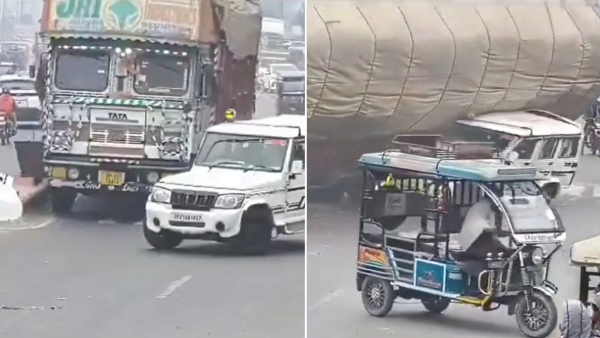 UP Rampur Accident Viral Video