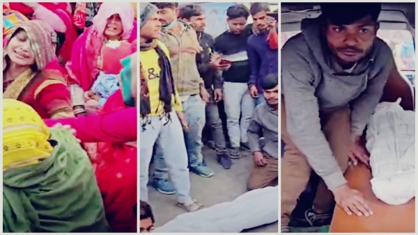 MP accident BJP leader s car met with an accident in Porsa 5 people injured highway blocked