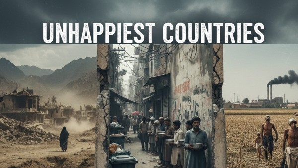 Unhappiest Countries in the World Unhappiest Countries in the World