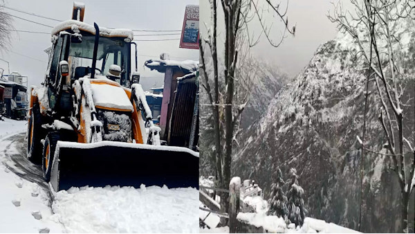 Uttarakhand Weather Update Snowfall hilly area Mussoorie school holidays 7 districts where snow fell Uttarakhand Weather Update Snowfall hilly area Mussoorie school holidays 7 districts where snow fell