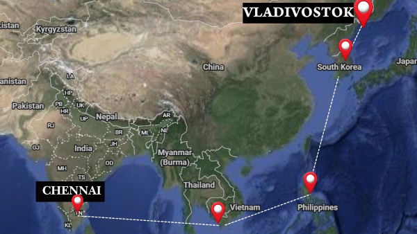 Chennai-Wladiwostok-Korridor