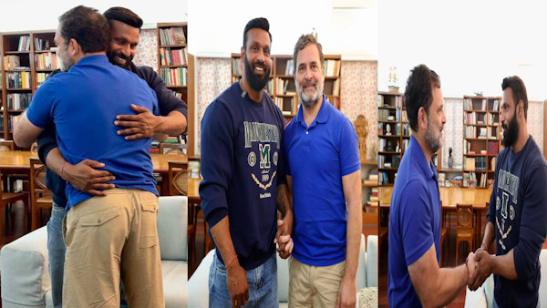 Know who is Mohammad Deepak whom Rahul Gandhi called home hugged why and what happened