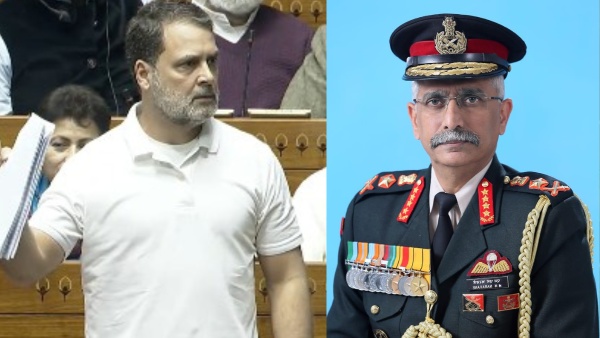 Rahul Gandhi Gen MM Naravane Book