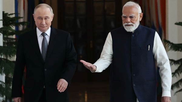 Vladimir Putin With Narendra Modi