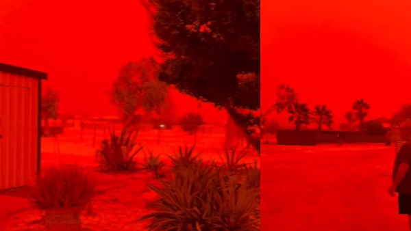 Australia red sky Australia red sky