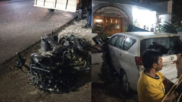 Dehradun Speeding wreaks havoc drunk driver runs over father son hits several vehicles killing one Dehradun Speeding wreaks havoc drunk driver runs over father son hits several vehicles killing one