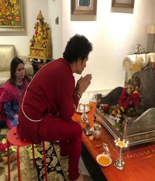 sachin tendulkar home temple