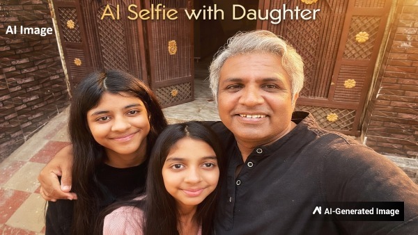 AI Selfie with Daughter AI Selfie with Daughter