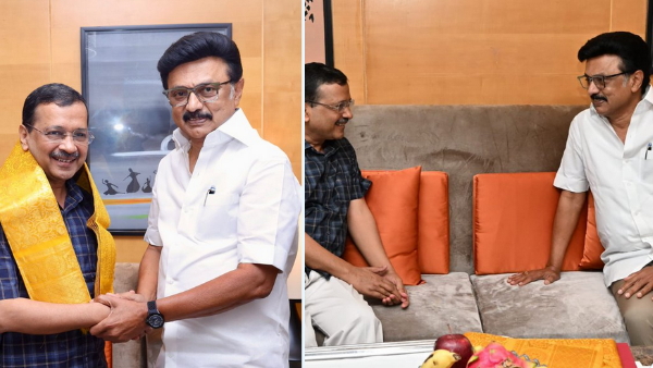 Arvind Kerjiwal met CM Stalin