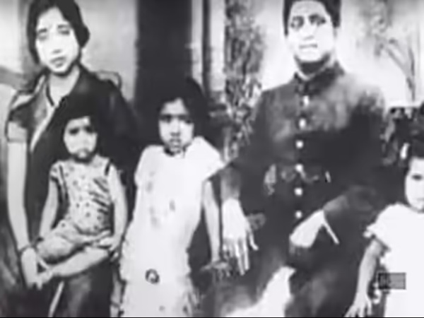 Asha Bhosle and Ganpatrao Bhosle