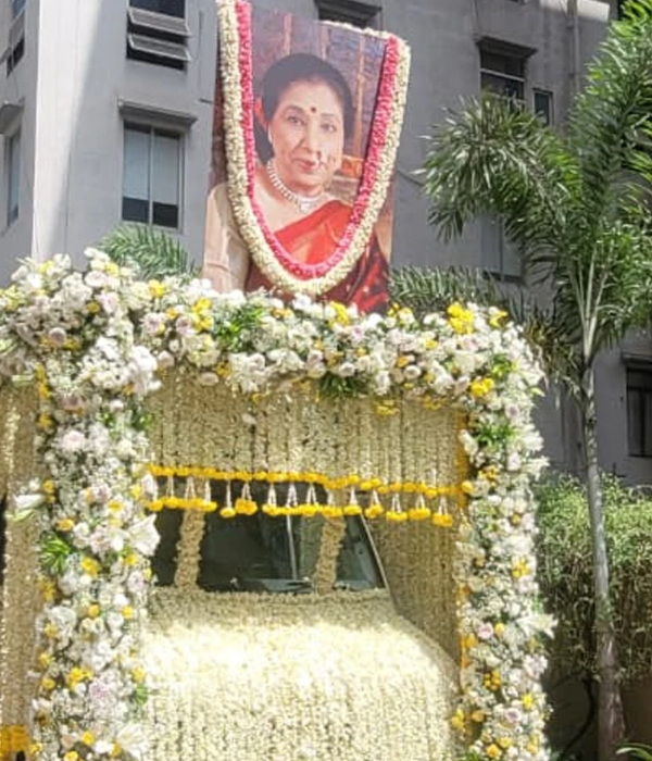 Asha Bhosle Funeral Asha Bhosle Funeral