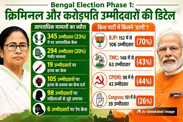 West Bengal Election Phase 1 Candidates