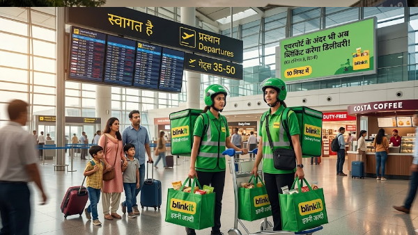 Blinkit will deliver inside Airport Blinkit will deliver inside Airport
