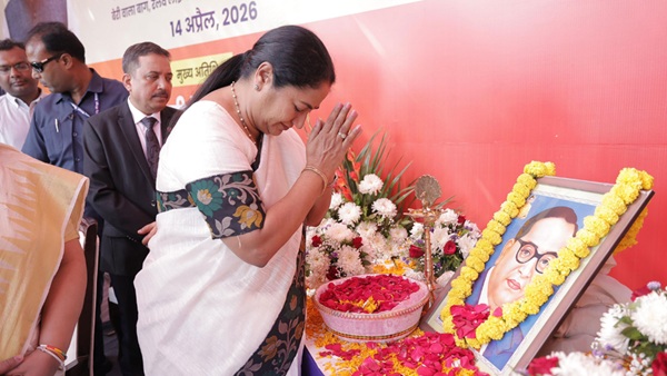 Delhi CM tribute to BR Ambedkar